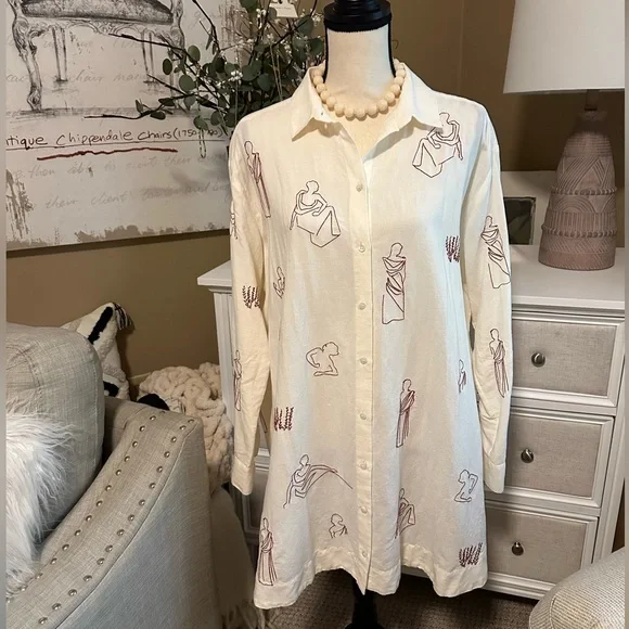 NWT | MAXINA Dress - Sézane x ROBERTO RUSPOLI - Picture 4 of 14